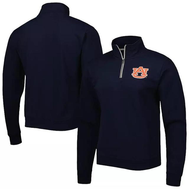 Mens Auburn Tigers Stack Essential Fleece Quarter-Zip Sweatshirt Blue Product Image