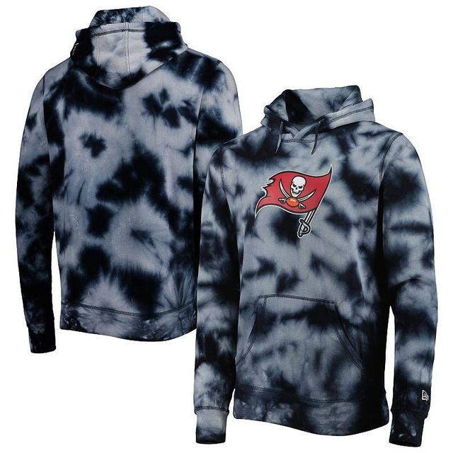 Mens New Era Black Tampa Bay Buccaneers Team Tie-Dye Pullover Hoodie Product Image