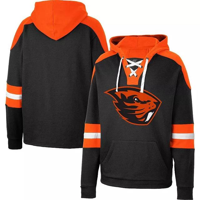 Mens Colosseum Oregon State Beavers Lace-Up 4.0 Pullover Hoodie Product Image