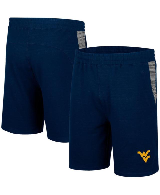 Mens Colosseum Navy Cal Bears Wild Party Tri-Blend Shorts Product Image