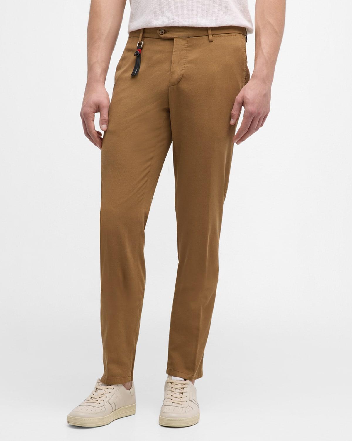 Mens Stretch Cotton Silk Twill Chino Pants product image