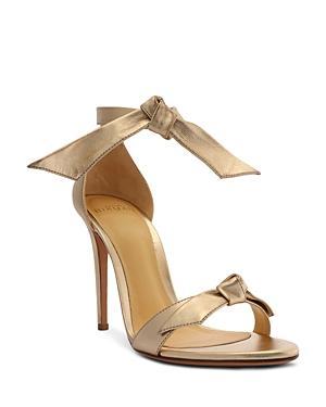 Womens Clarita Bow Leather Sandals Product Image