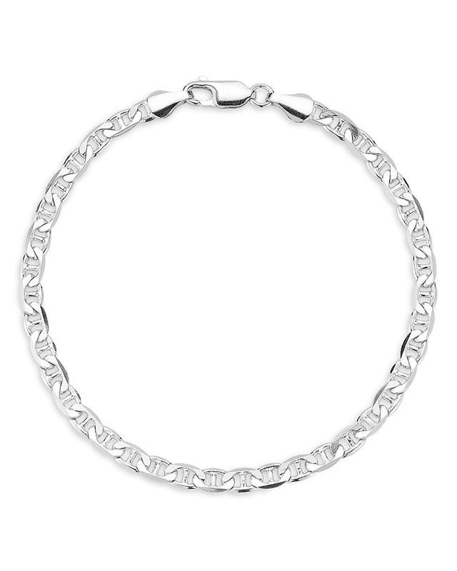 Milanesi And Co Sterling Silver 4mm Mariner Link Chain Bracelet Product Image