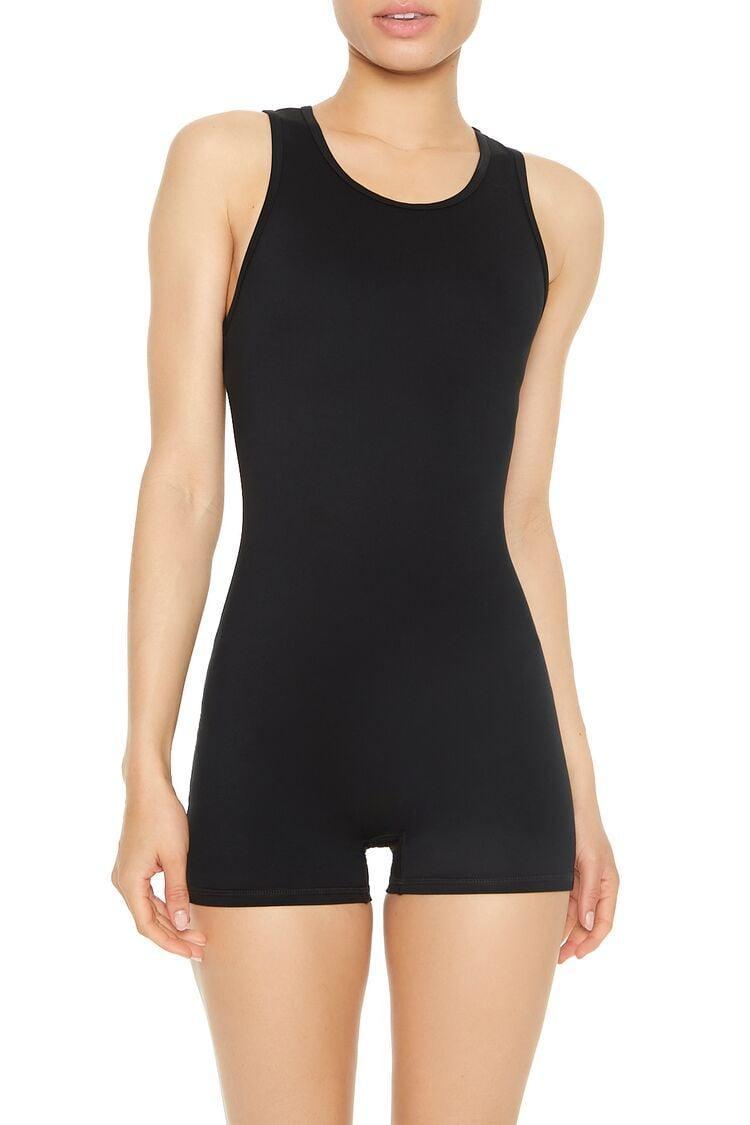 Active Ruched Cutout Romper | Forever 21 Product Image