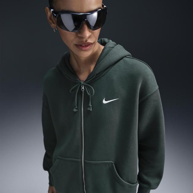 Nike Womens Sportswear Phoenix Fleece Oversized Full-Zip Hoodie Product Image