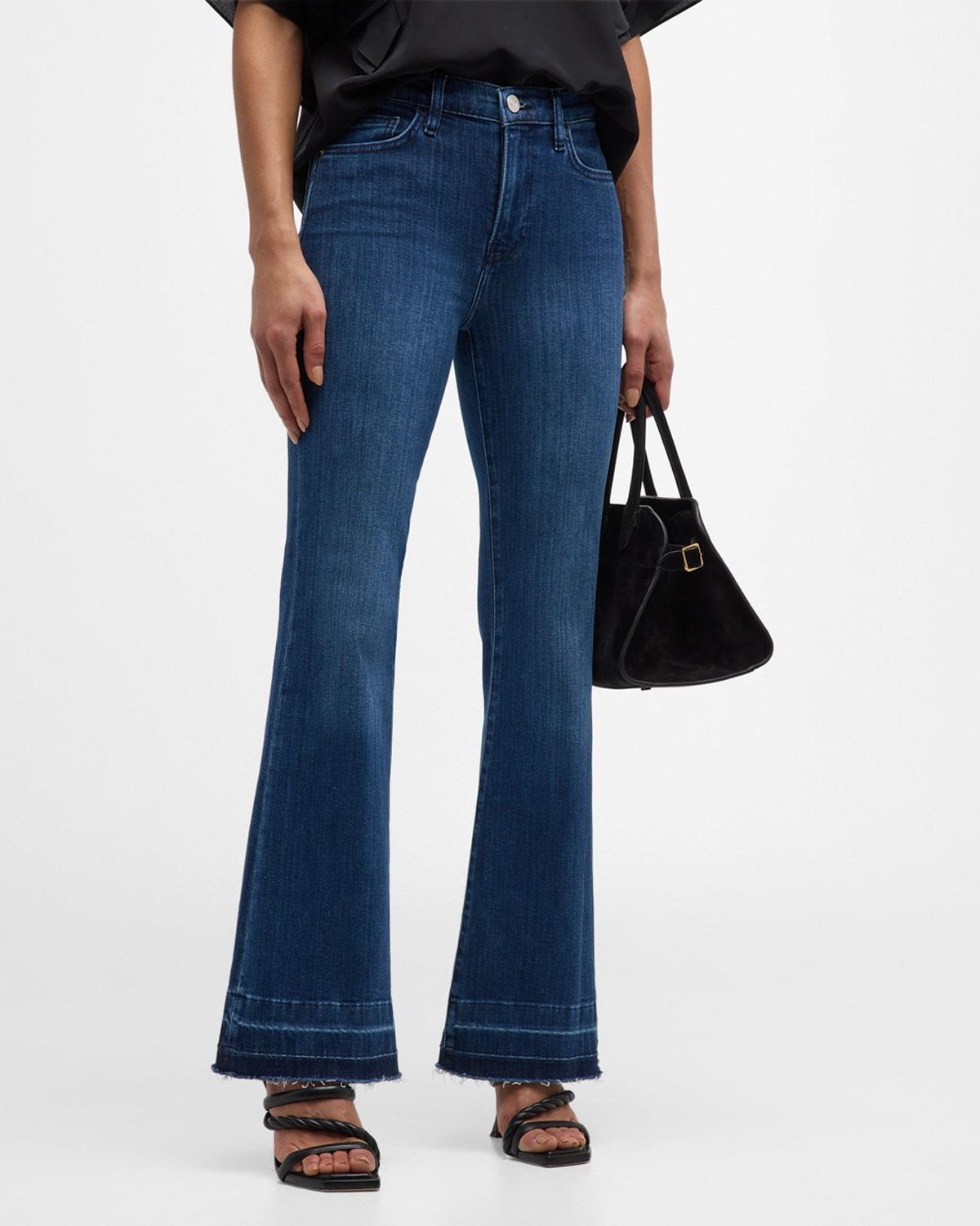 FRAME Le Easy Flare Release Hem Jeans Product Image