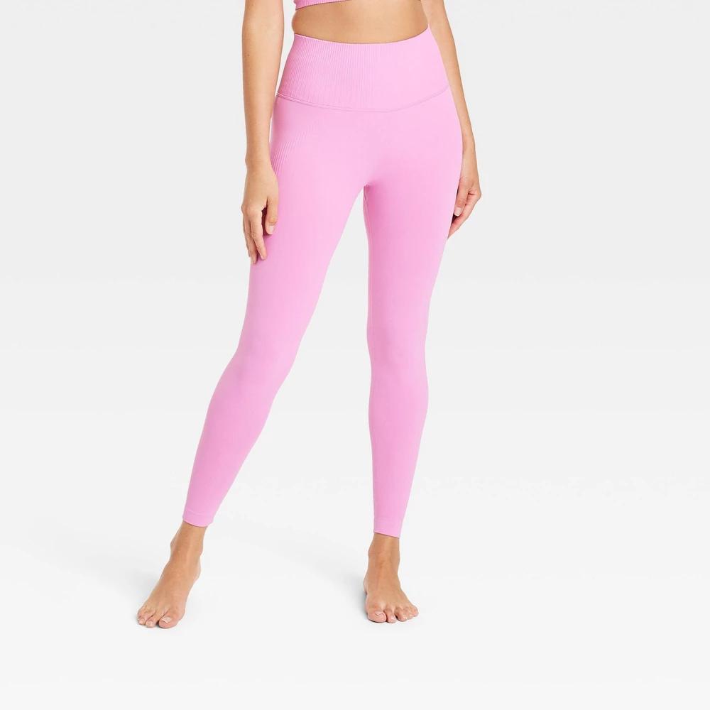 Womens Seamless High-Rise 7/8 Leggings - JoyLab XS Product Image