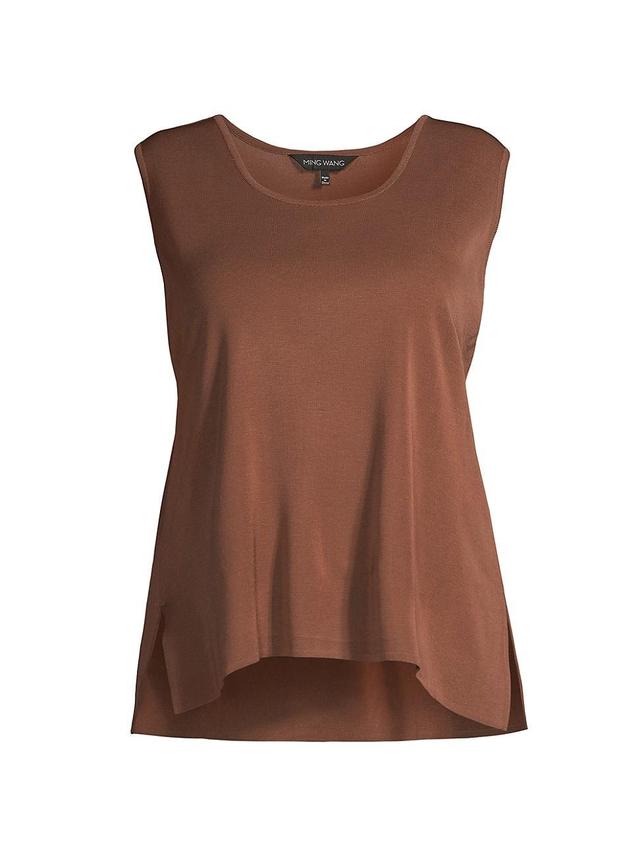 Womens Knit Scoopneck Tank Product Image