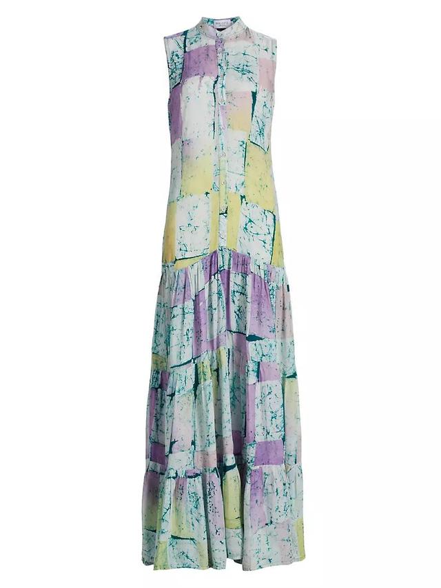 Folake Printed Sleeveless Maxi Shirtdress Product Image