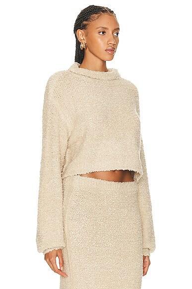 LPA Shai Sweater in Neutral. - size XXS (also in M, S, XL) Product Image