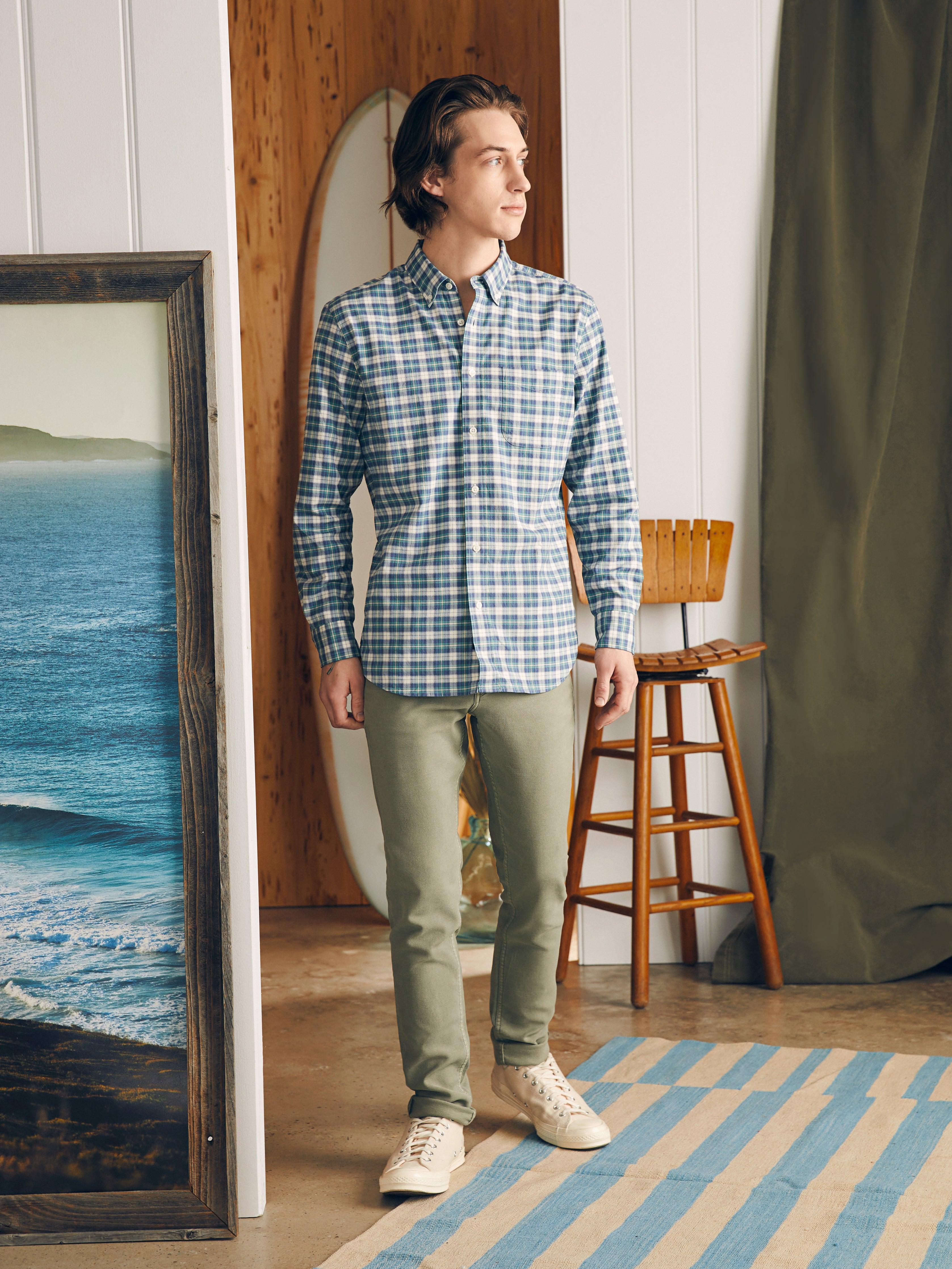 Supima Oxford Shirt - Woodhill Plaid Male Product Image