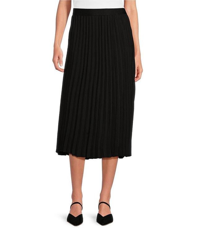 Every Pleated High Rise A-Line Midi Skirt Product Image