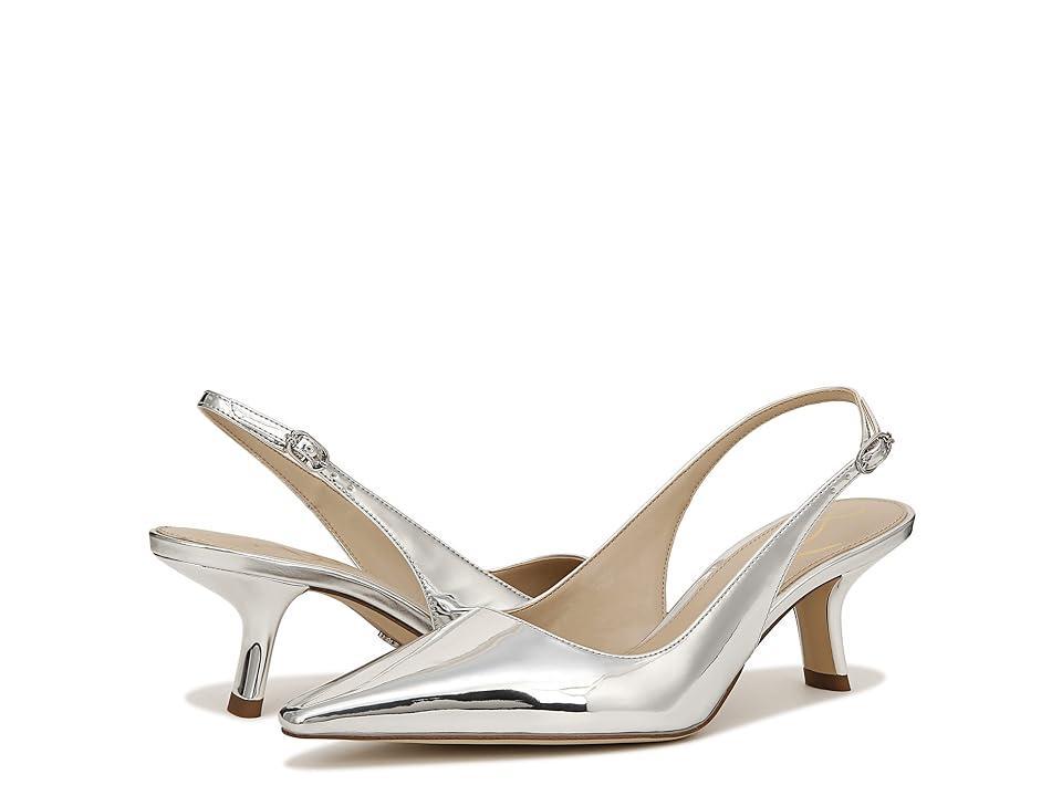 Sam Edelman Bianka Mirror Metallic Patent Pointed Toe Slingback Pumps Product Image