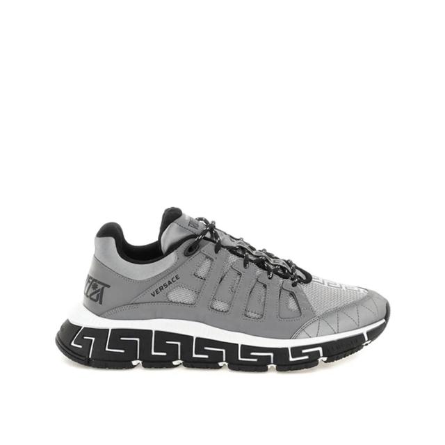 VERSACE Trigreca Sneakers Male Grey Product Image