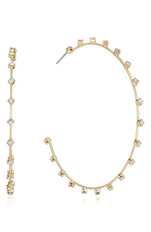 Ettika Large Sparkle Hoop Earrings Product Image