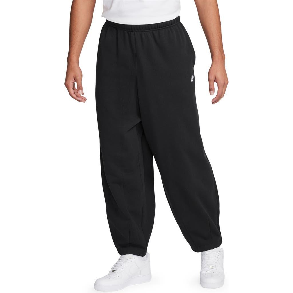 NIKE Men's Club Fleece Oversized French Terry Pants In Black Product Image