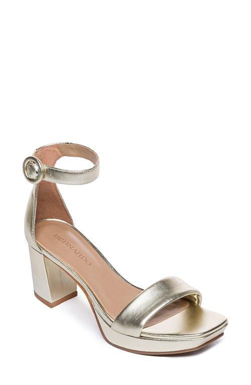 BERNARDO FOOTWEAR Carla Square Toed Ankle Strap Sandal Product Image