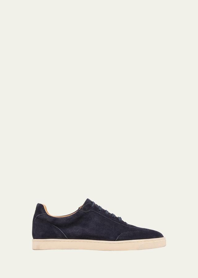 Mens Suede T-Toe Low-Top Sneakers Product Image