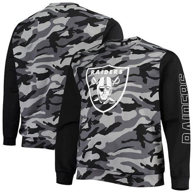 Mens FOCO Black Las Vegas Raiders Camo Long Sleeve T-Shirt Product Image