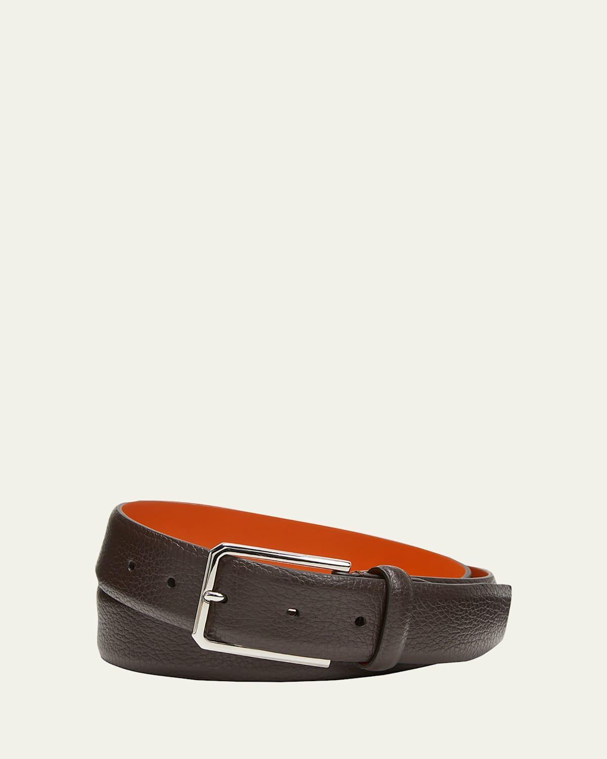 Mens Adjustable Leather Belt Product Image