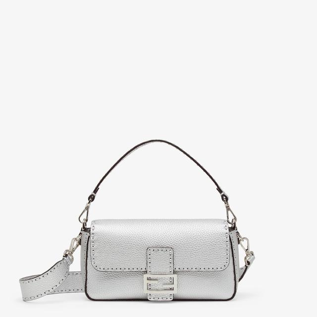 BaguetteSilver Selleria bag with oversized topstitching Product Image