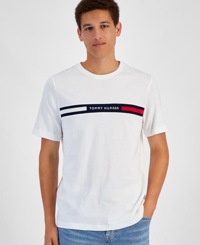 Tommy Hilfiger Mens Chest Insert Logo Short Sleeve T-Shirt Product Image