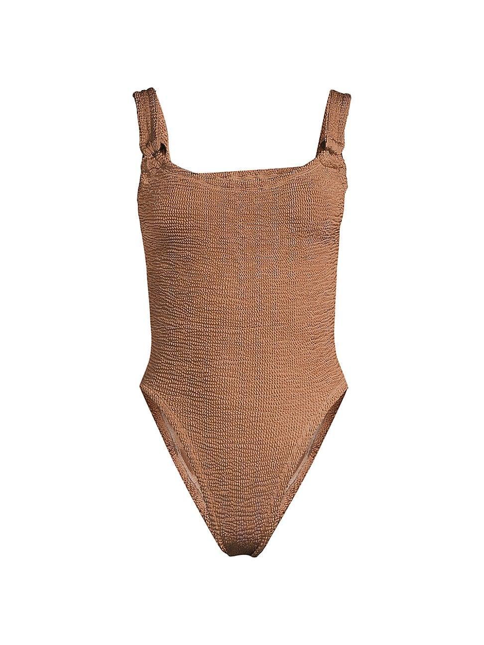 Womens Domino One-Piece Swimsuit Product Image