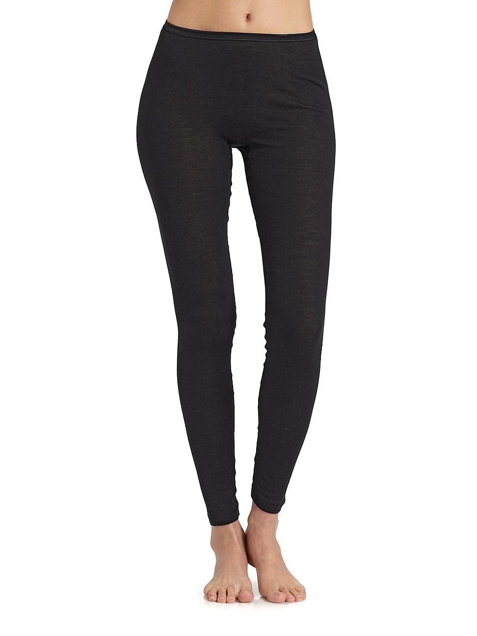 Womens Wool & Silk Leggings Product Image