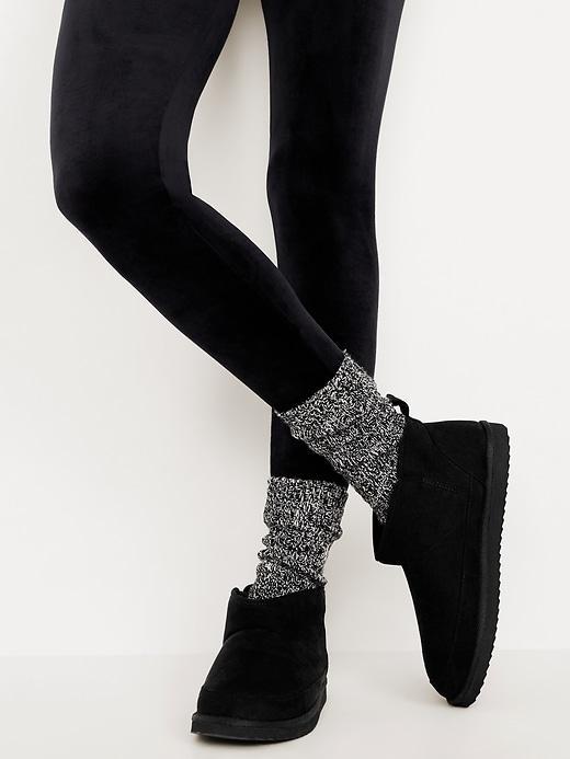 Faux Fur-Lined Booties Product Image