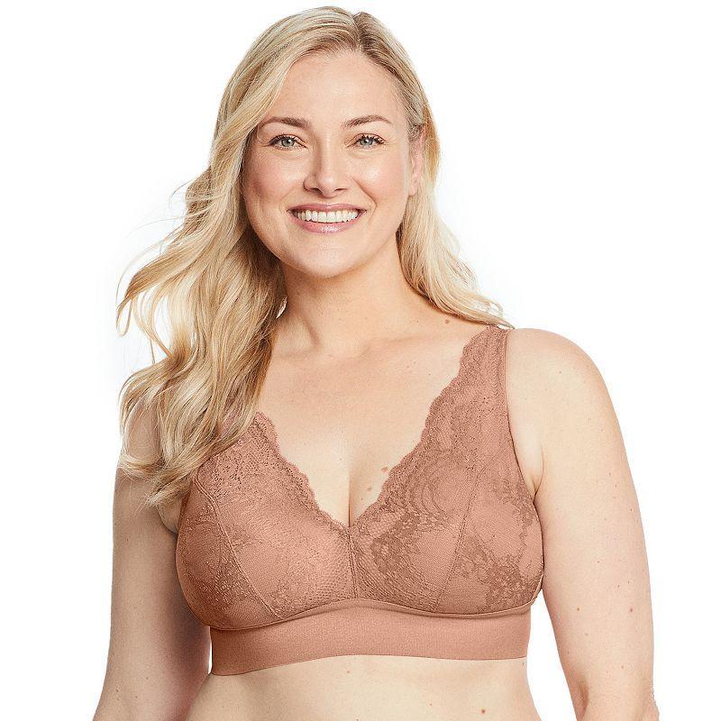 Glamorise Bramour Lexington Lace Plunge Bralette Product Image