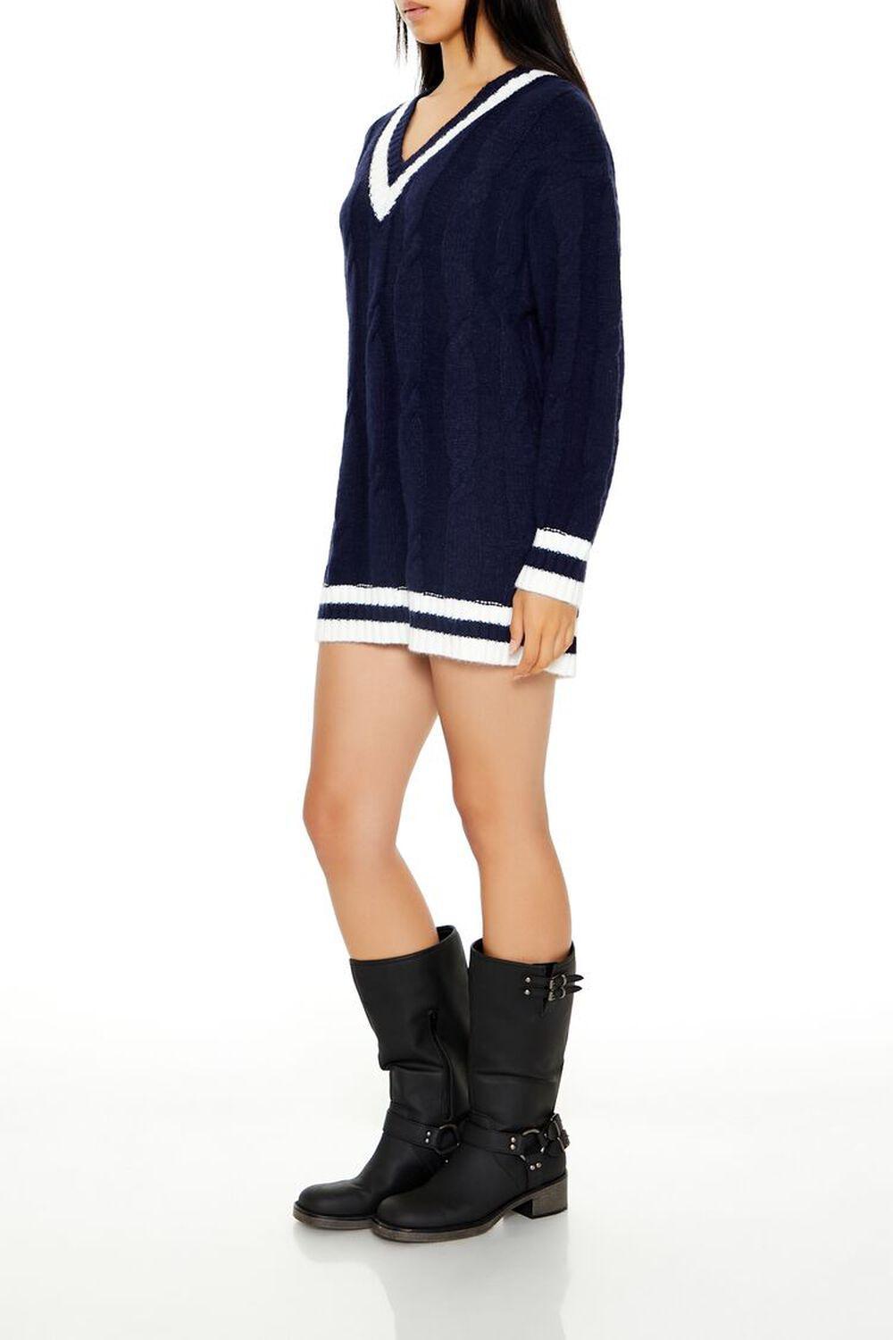 Cable Knit Mini Sweater Dress | Forever 21 Product Image