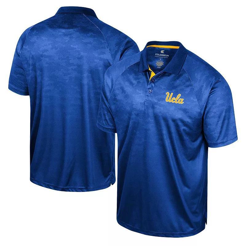 Mens Colosseum UCLA Bruins Honeycomb Raglan Polo Product Image