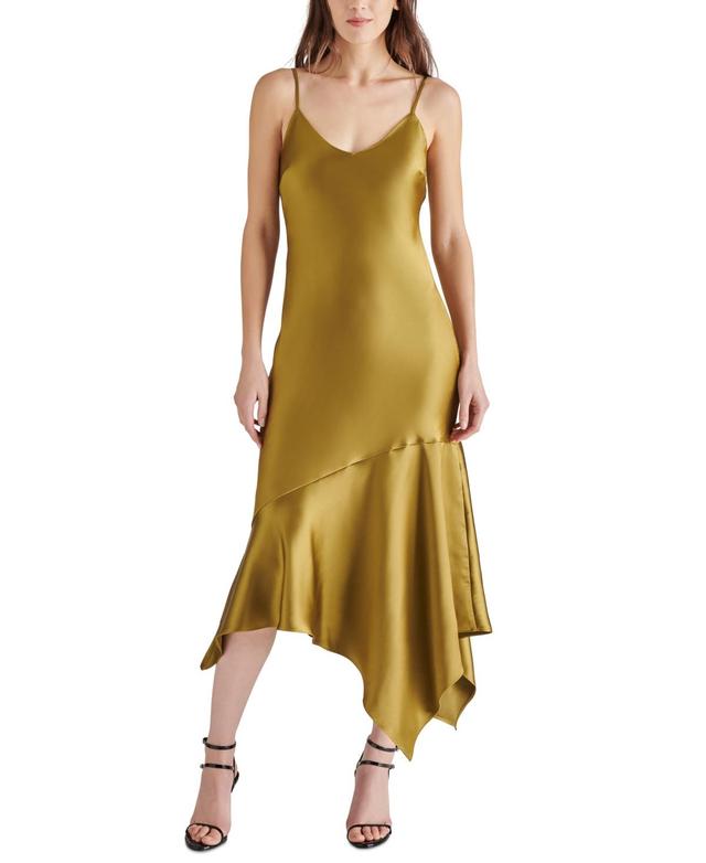 Steve Madden Womens Lucille Satin Slip Dress Product Image