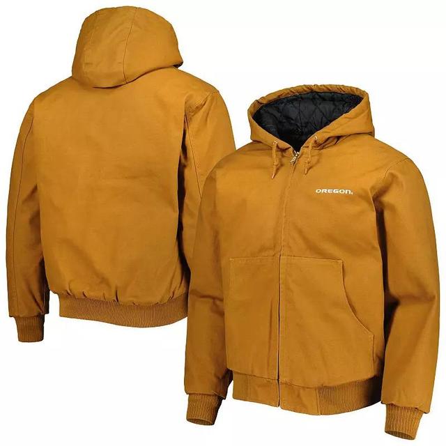 Mens Dunbrooke Tan Oregon Ducks Dakota Full-Zip Hoodie Product Image