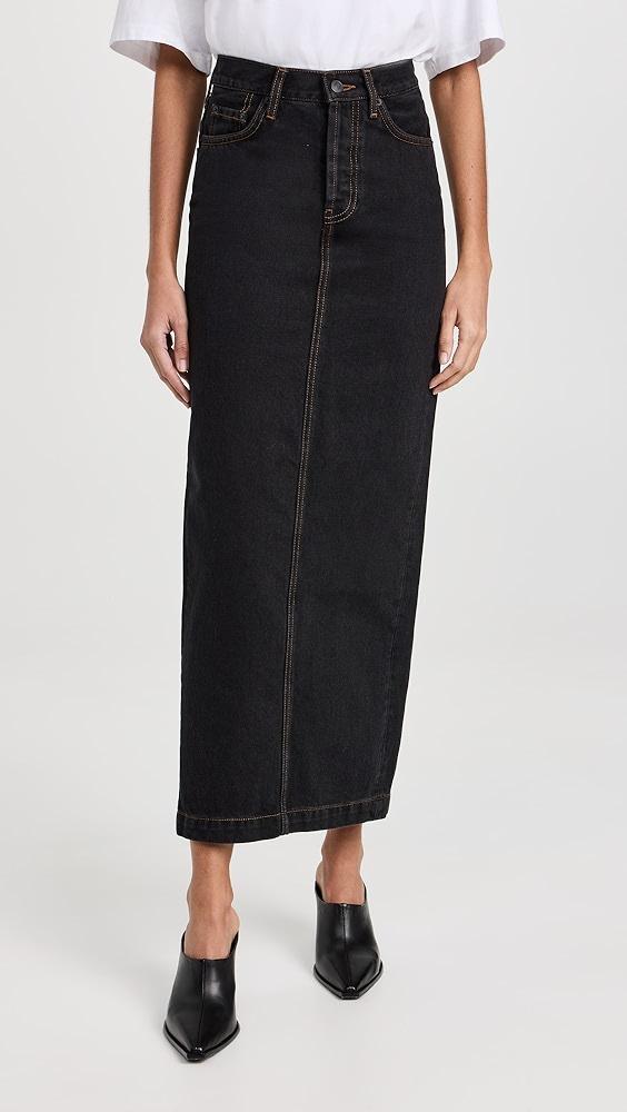 WARDROBE.NYC Denim Column Skirt | Shopbop Product Image