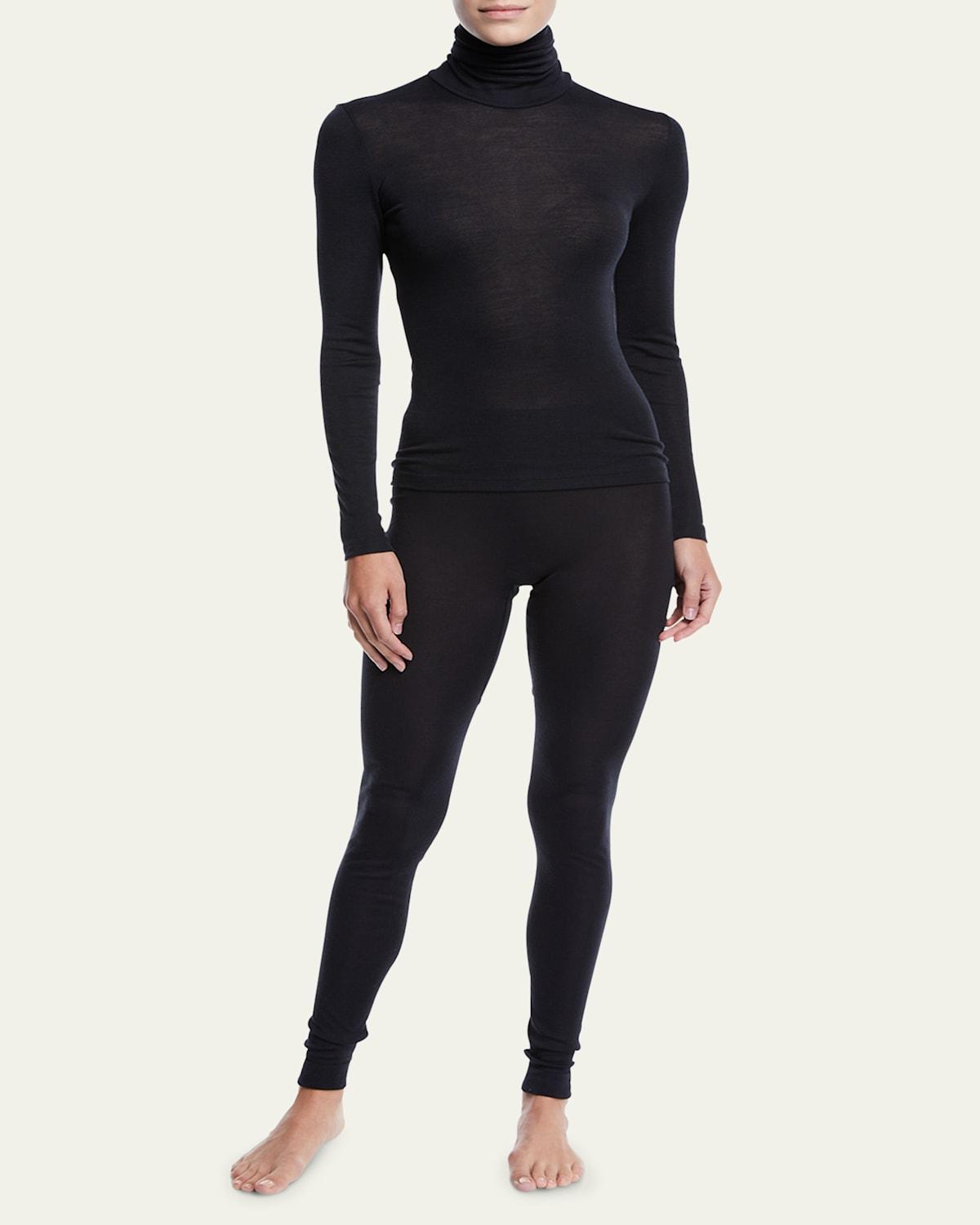 Womens Silk Cashmere Leggings Product Image