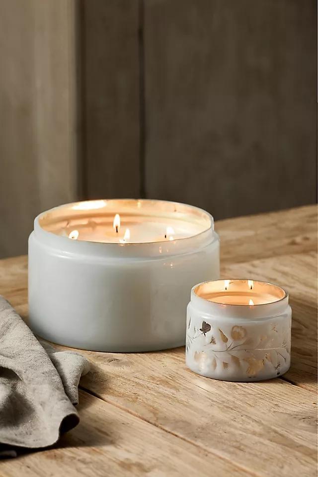 Metallic Floral Candle Product Image