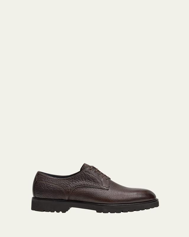 Mens Marano Grained Bison Derby Shoes Product Image