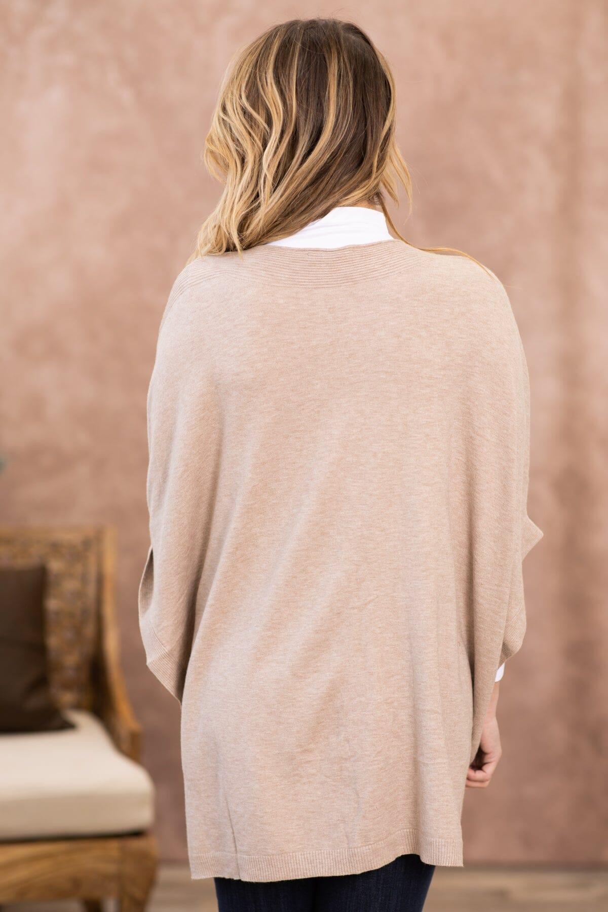 Tan and Gold Scattered Studs Sweater Product Image