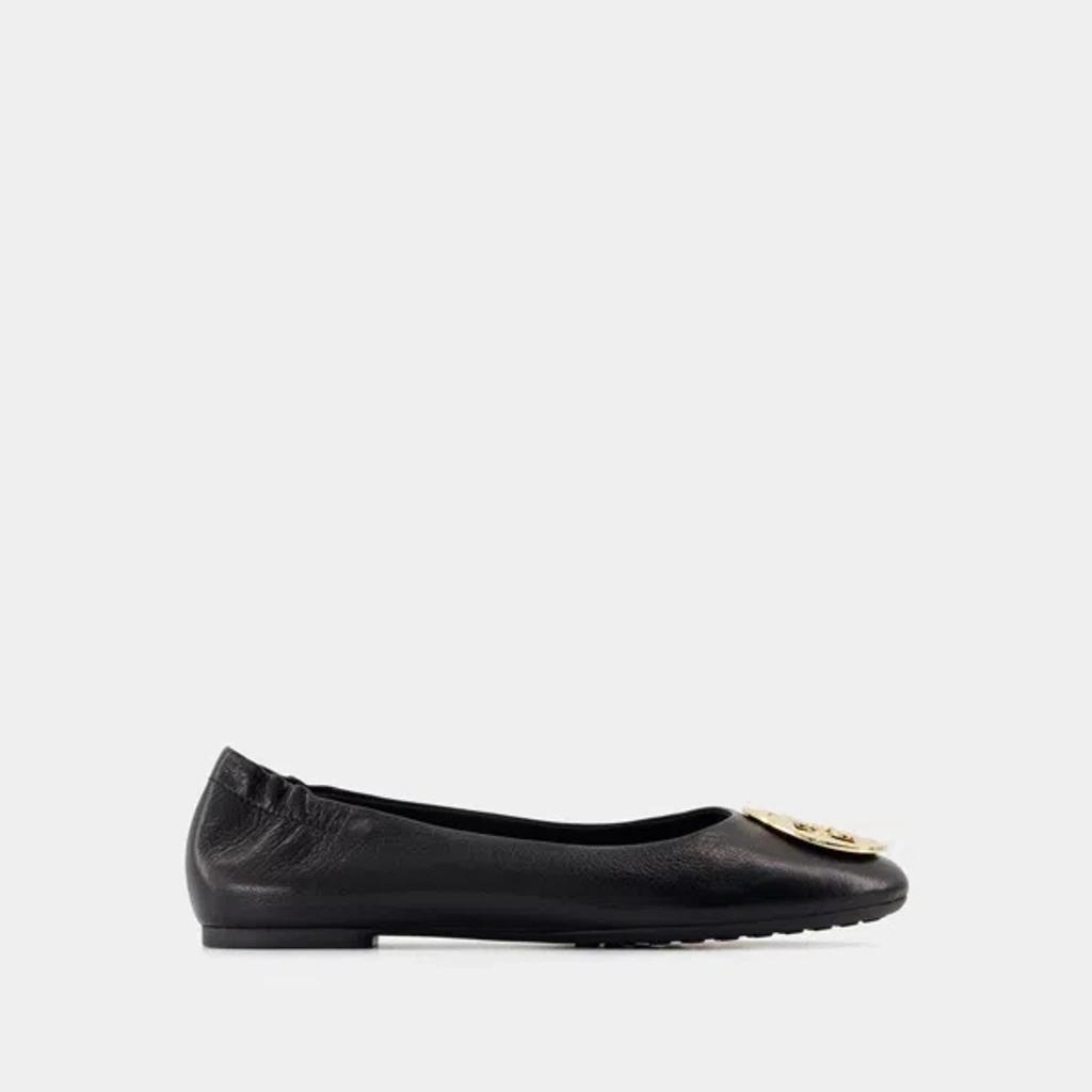 TORY BURCH Claire Ballerinas -  - Leather - Black Product Image