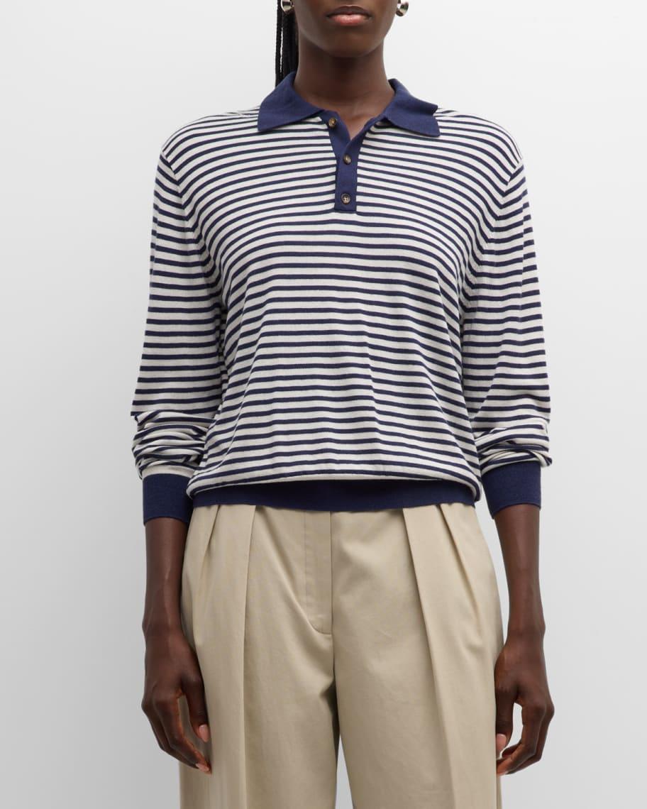 Stripe Classic Sweater Polo Product Image