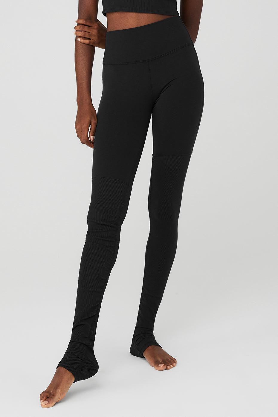 Airbrush High-Waist Highlight Goddess Legging - Black Female product image