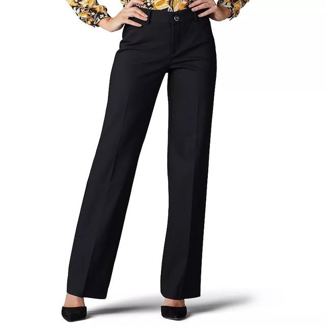 Womens Lee Flex Motion Trouser Pants Black Product Image