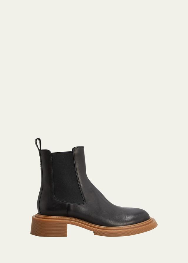 Loewe Men's Leather Chelsea Boots  - BLACK - Size: 43 EU (10D US) Product Image