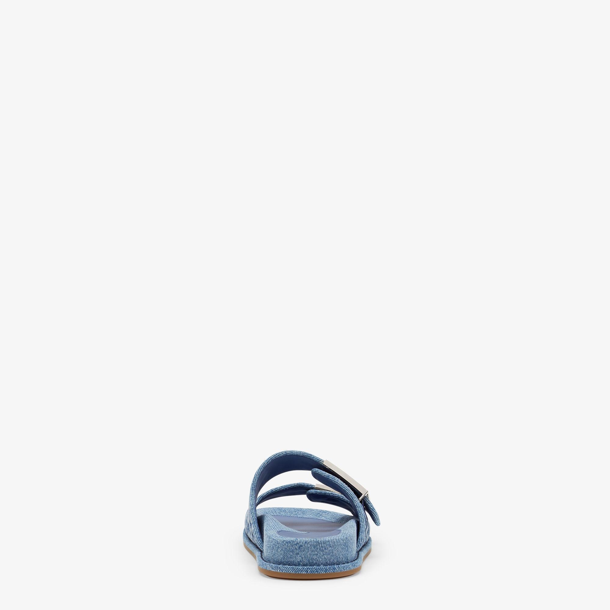 Fendi FeelBlue denim slides Product Image