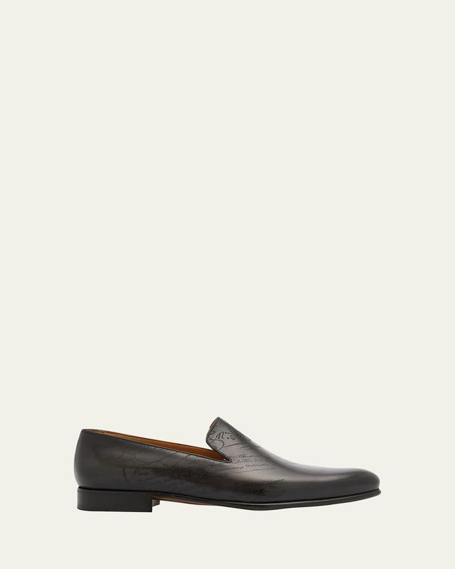 Mens Schiaffino Leather Penny Loafers Product Image