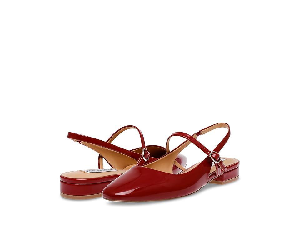 Steve Madden Baskin Patent) Women's Flat Shoes Product Image