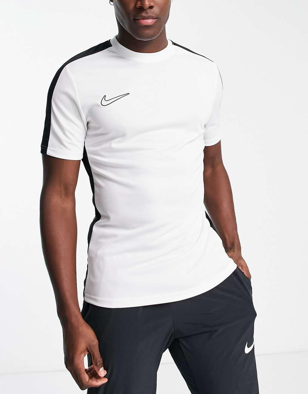 Nike Football Dri-Fit Academy 23 t-shirt in white Product Image