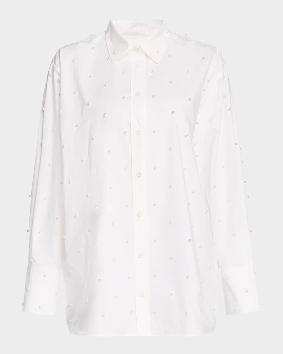 The Oversized Pearl Shirt Product Image