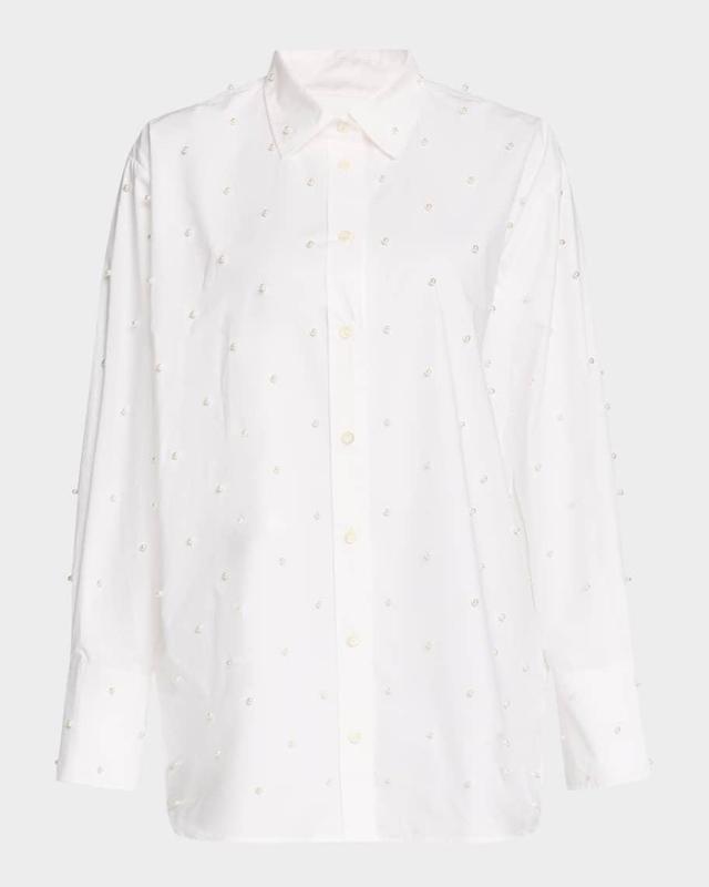 The Oversized Pearl Shirt Product Image